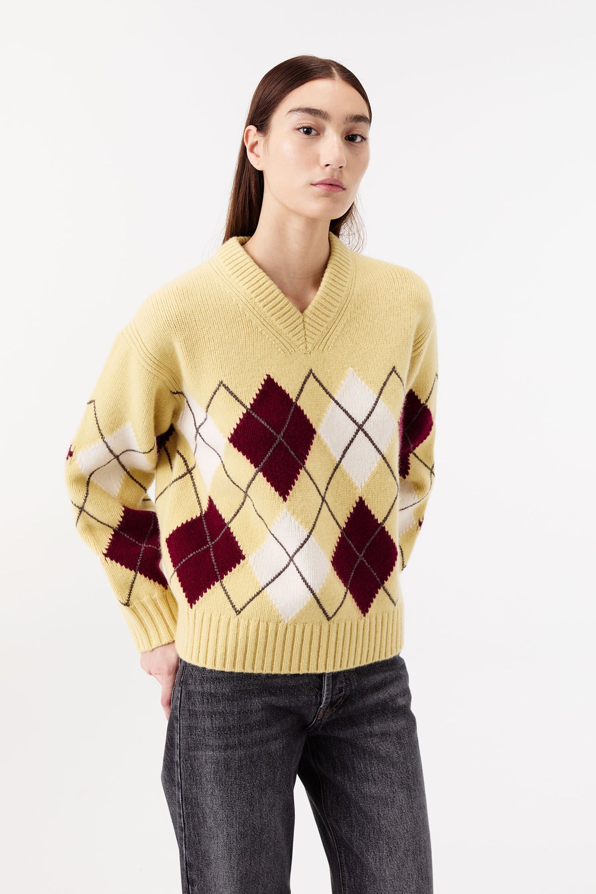 Collar burlington sweater