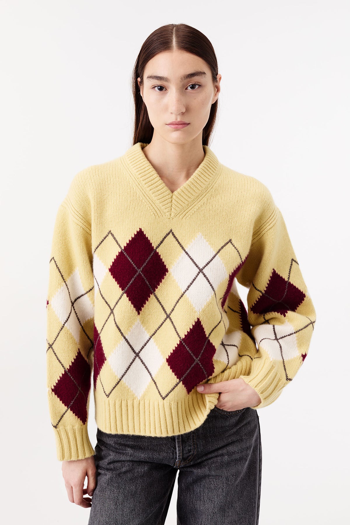Collar burlington sweater