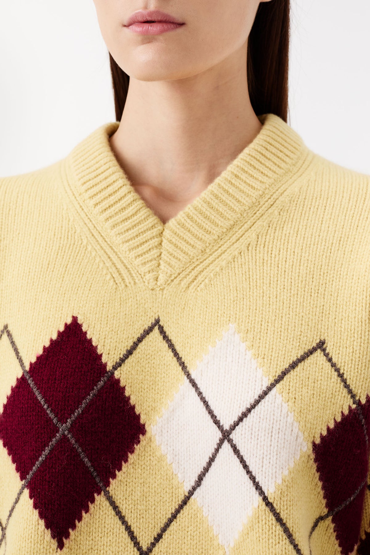 Collar burlington sweater