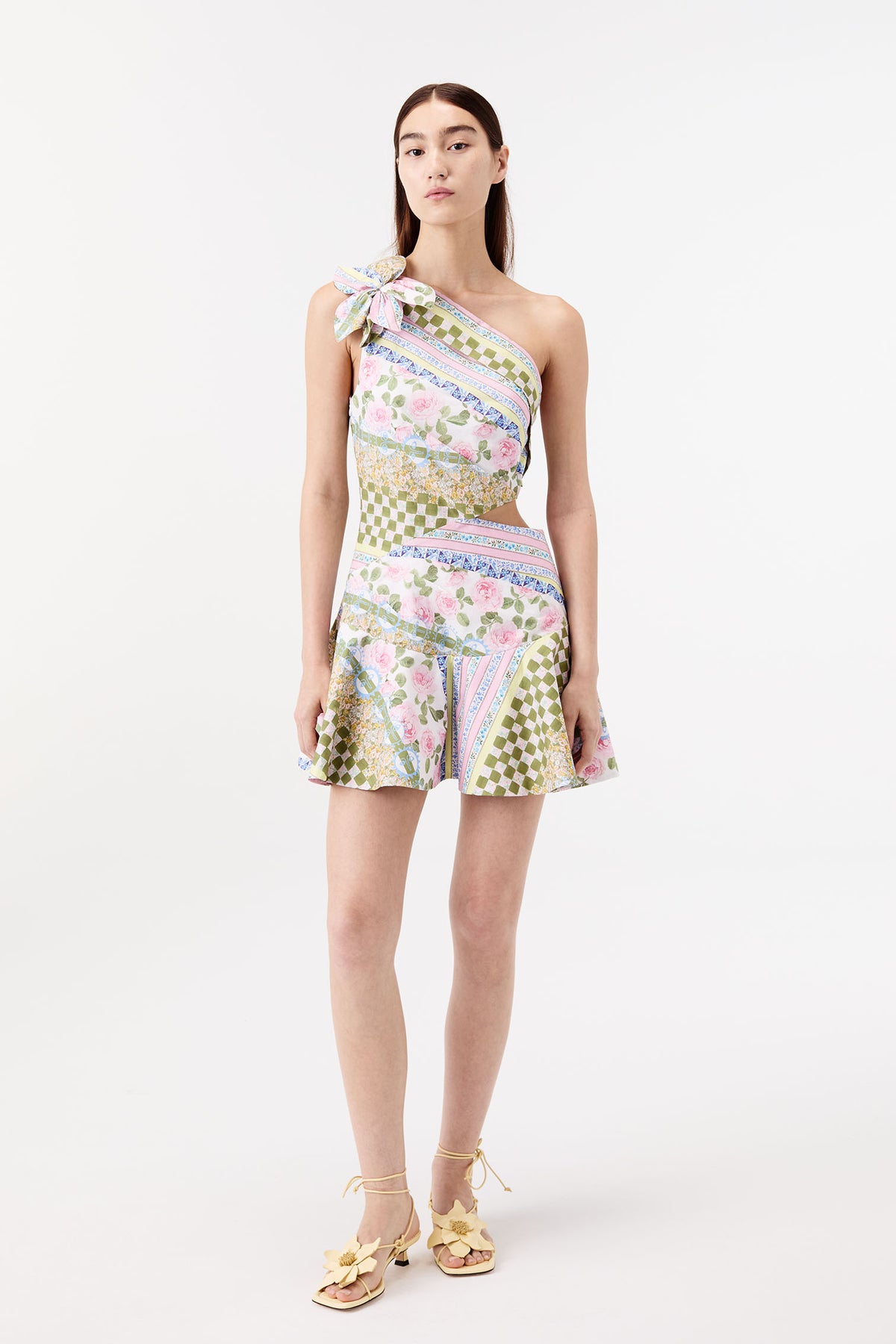 Robe courte en popeline Liberty