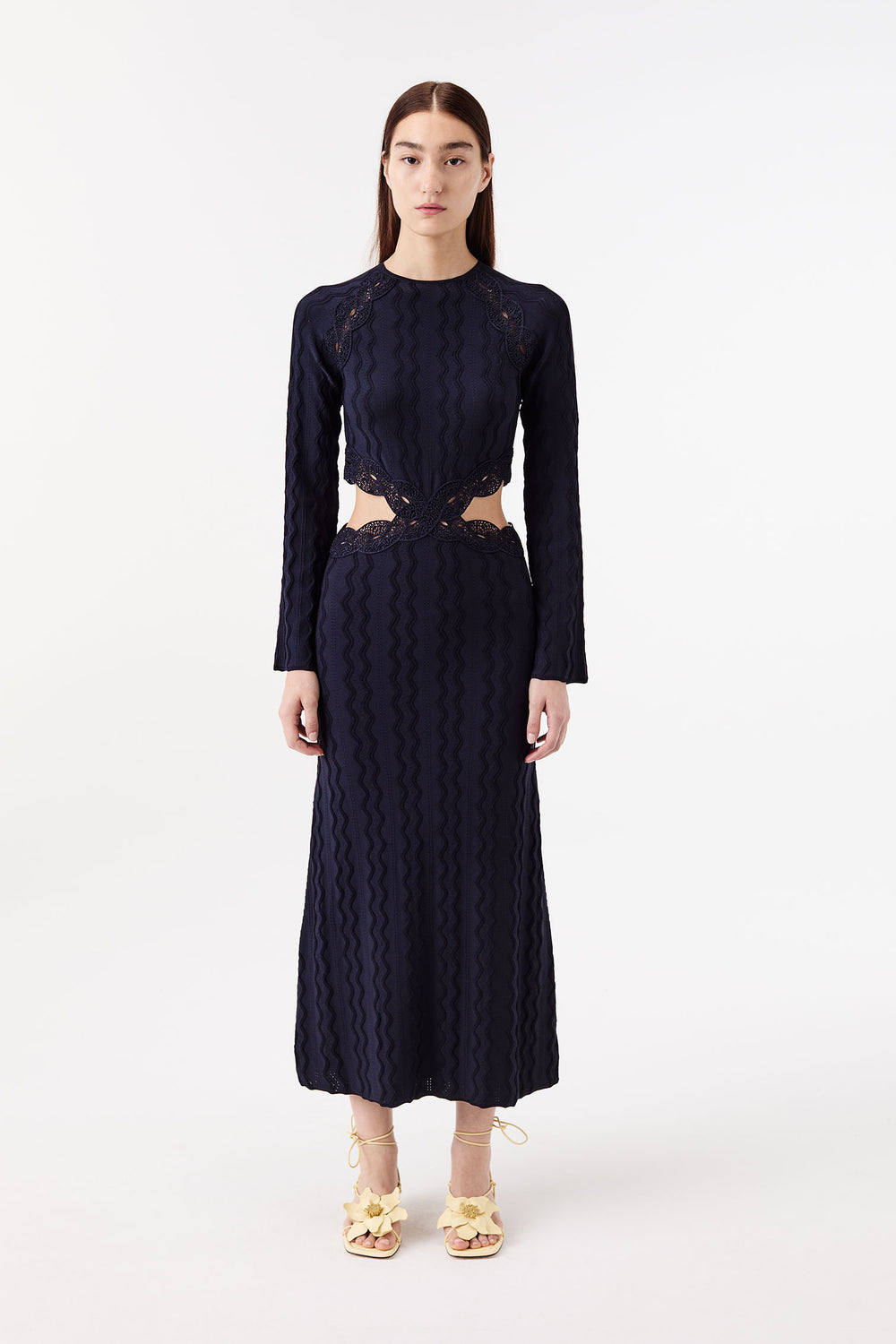 Robe à ruban en crochet