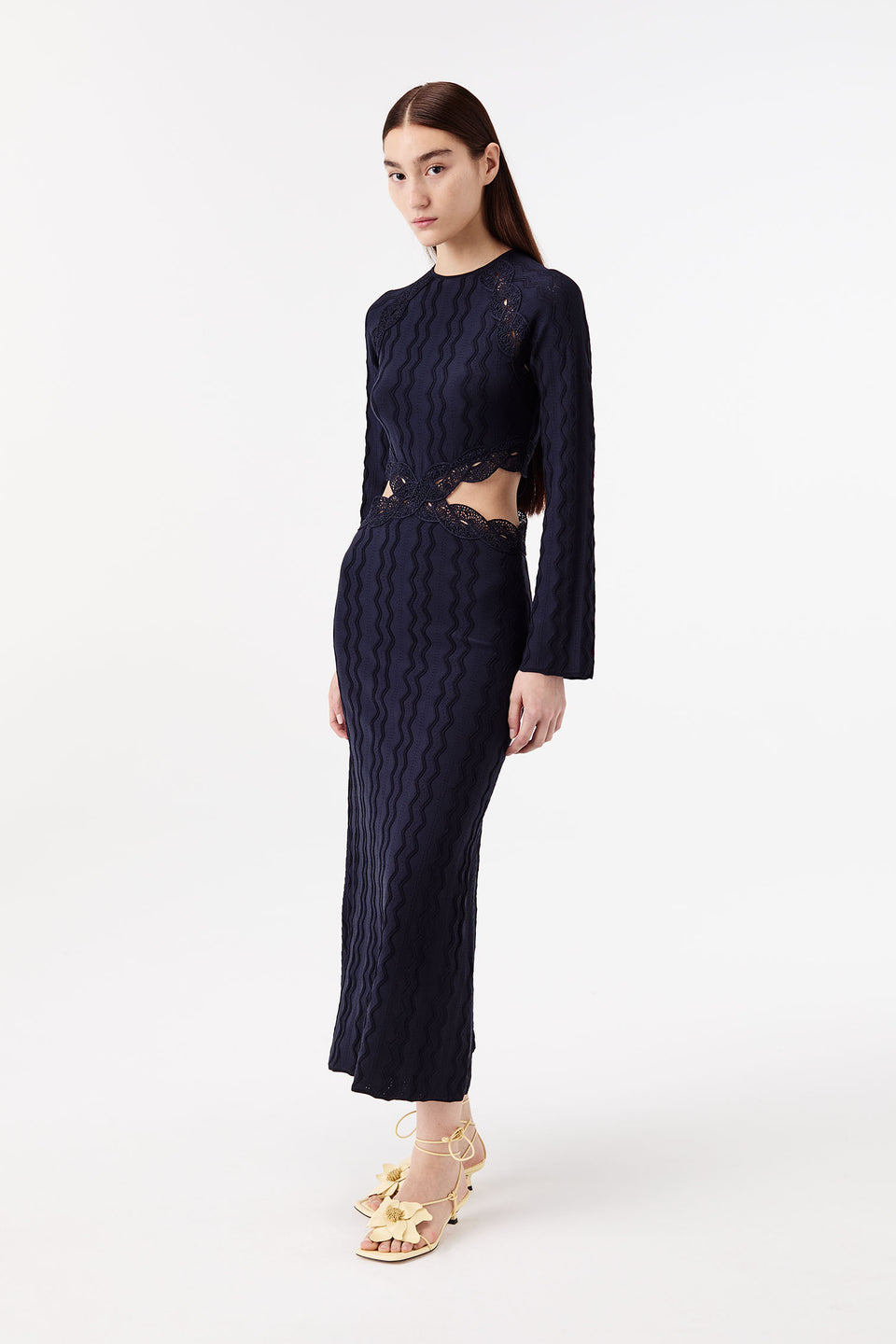 Robe à ruban en crochet