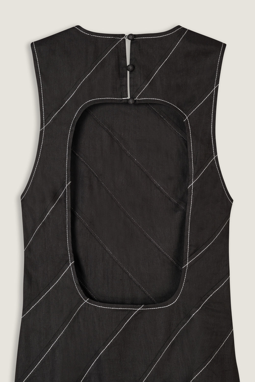 Robe longue à découpes