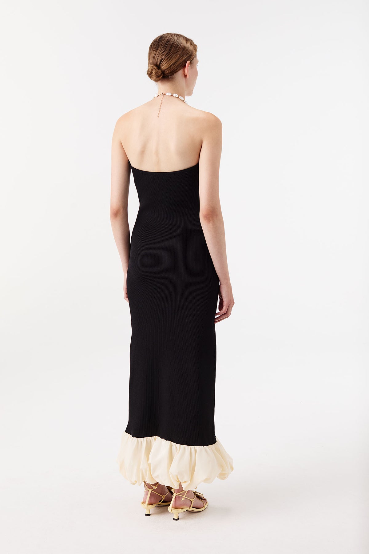 Long two-tone dress