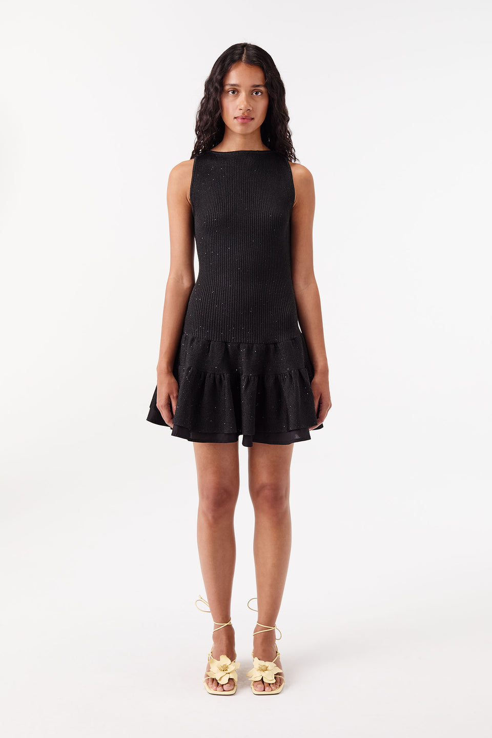 Sequin knit dress