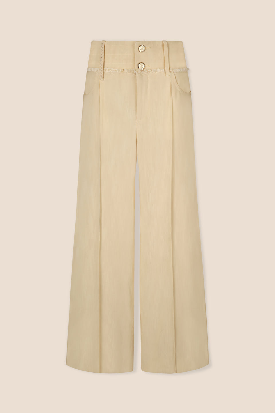 Pantalon tailleur taille haute