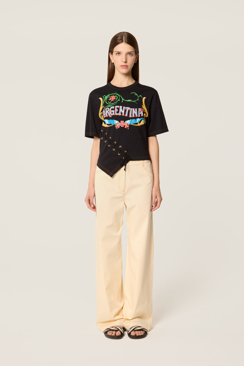 T-shirt con stampa Argentina