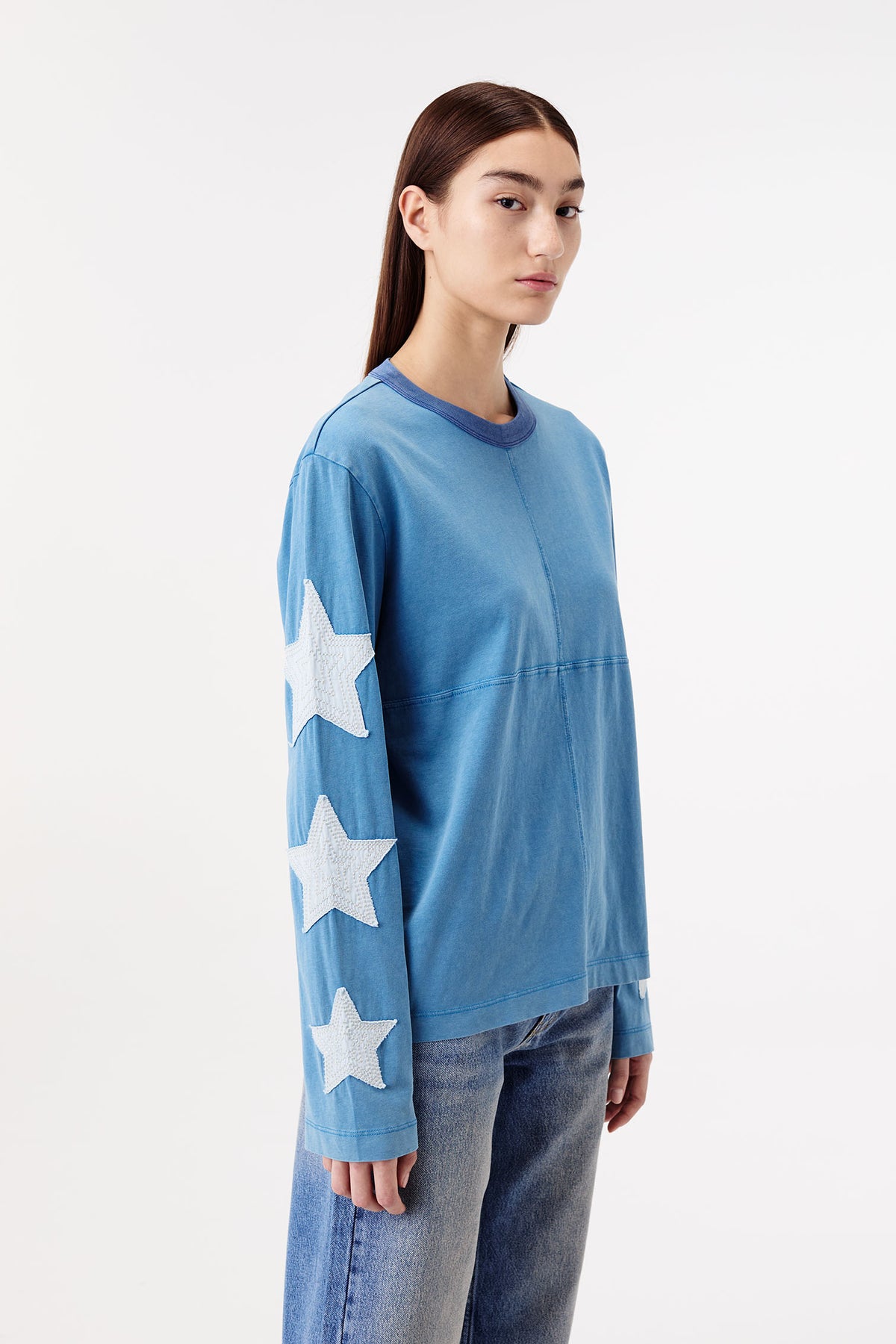 T-shirt con inserti a stella