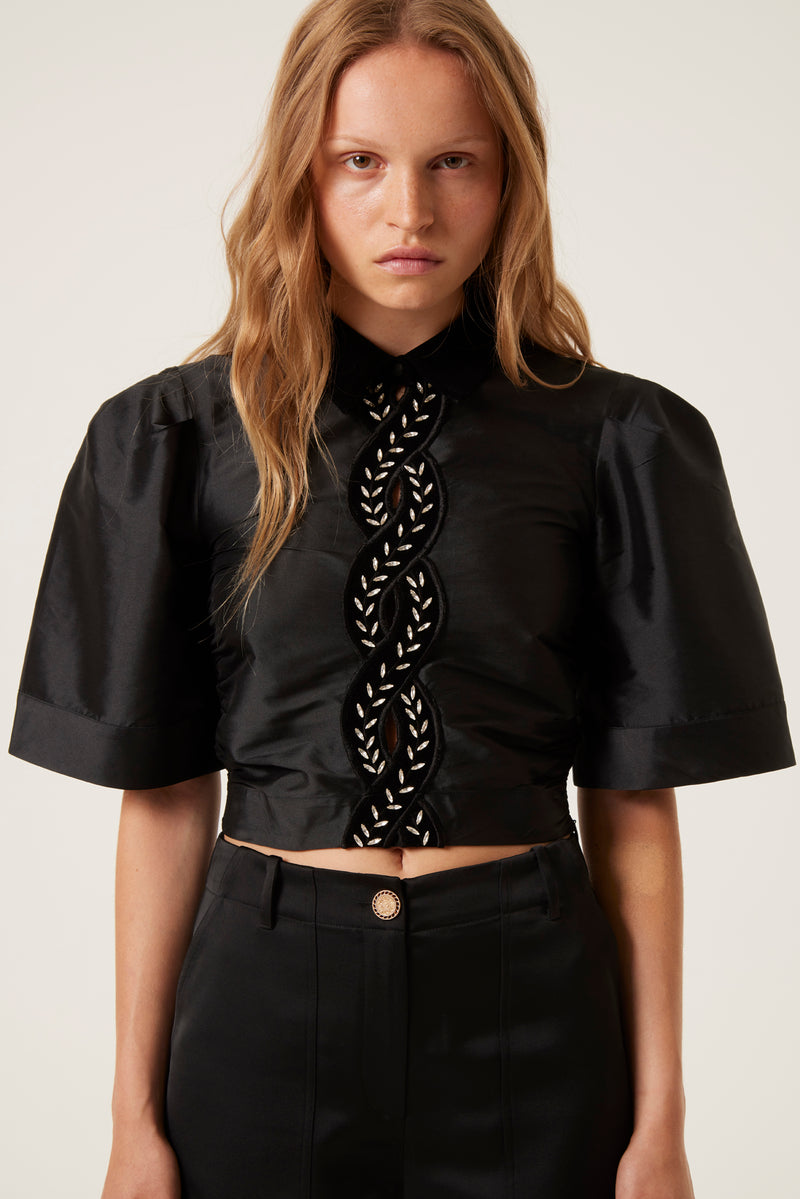 Taffeta top