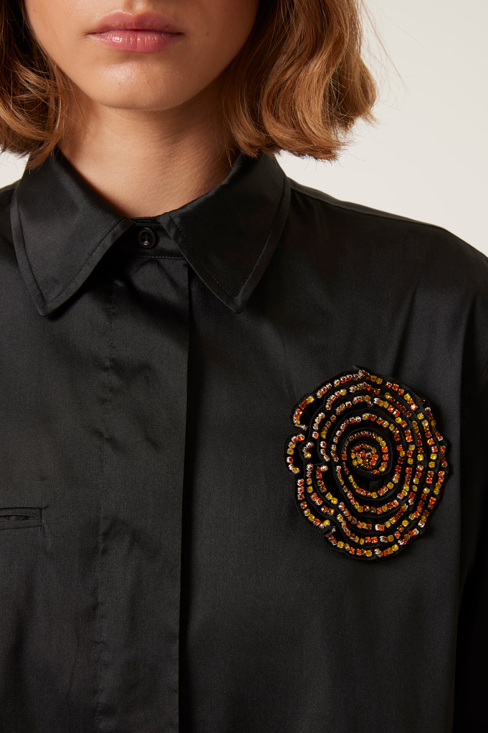 Brooch shirt