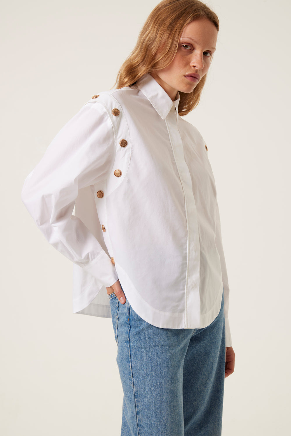 Snap button shirt