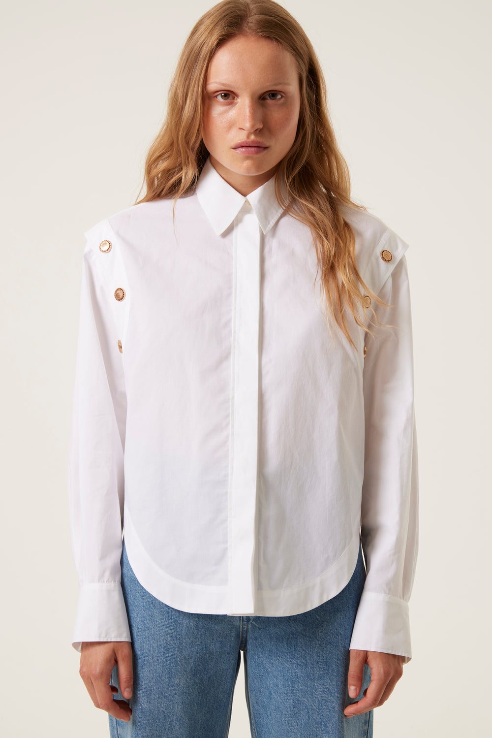 Snap button shirt