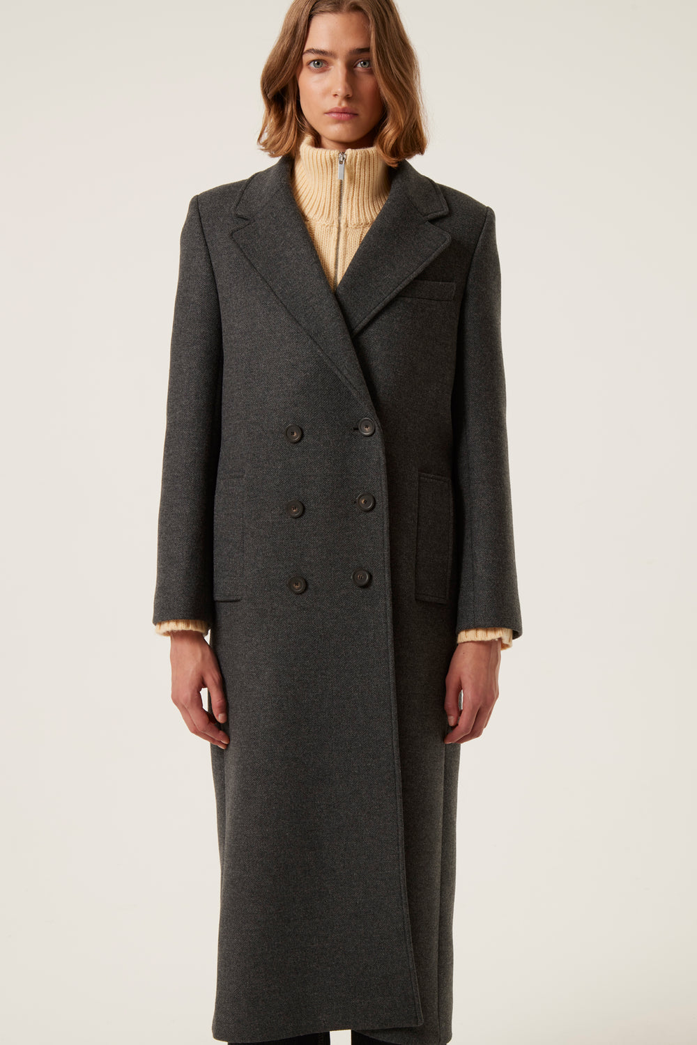 Long wool coat