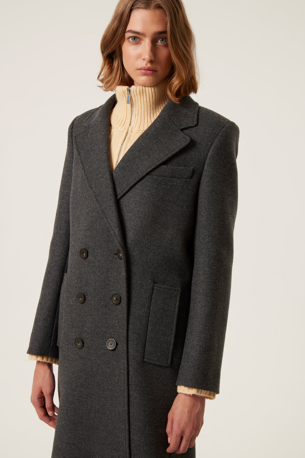 Long wool coat