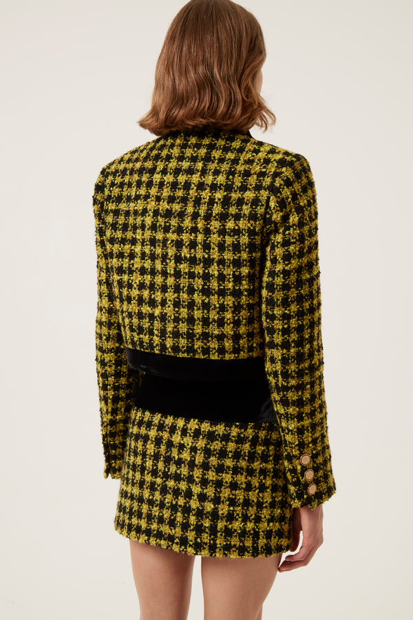 Jupe de tailleur en tweed