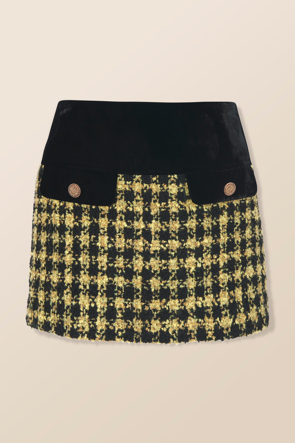 Tweed tailored skirt