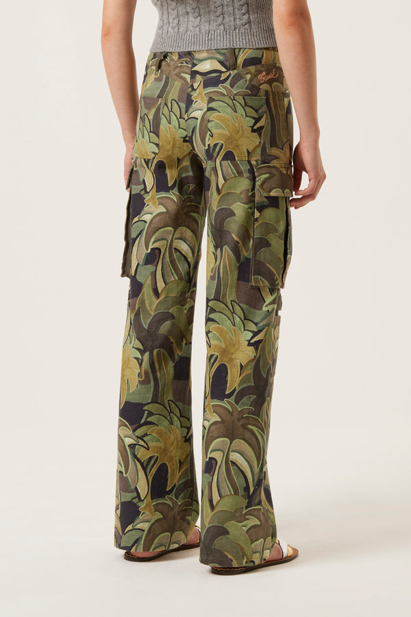 Palm tree pattern pants