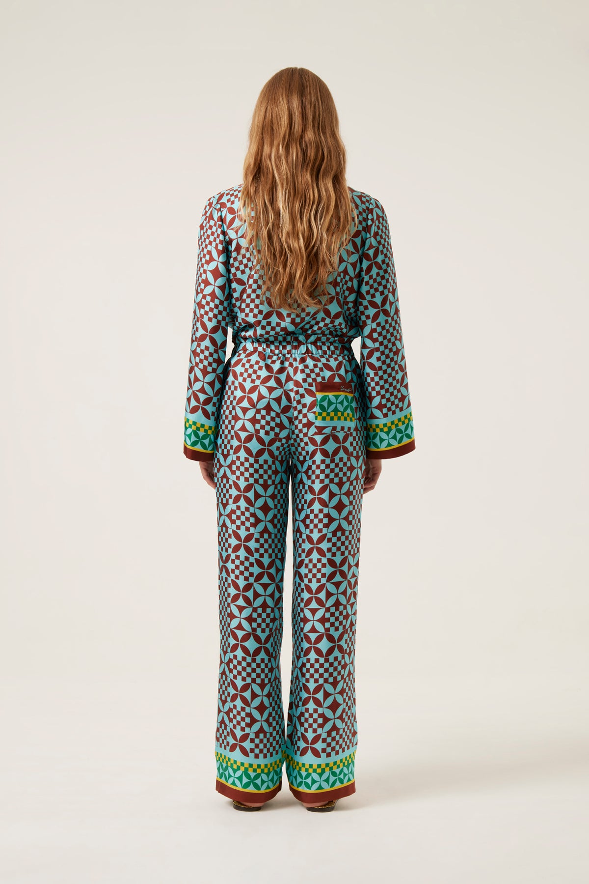 Pantaloni in seta