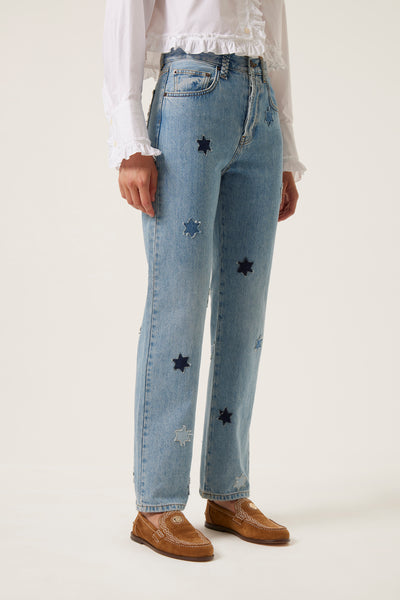 ★FAZED★ Star Patch Pants 2colors 23FWPT01 TRESSE-AH24-