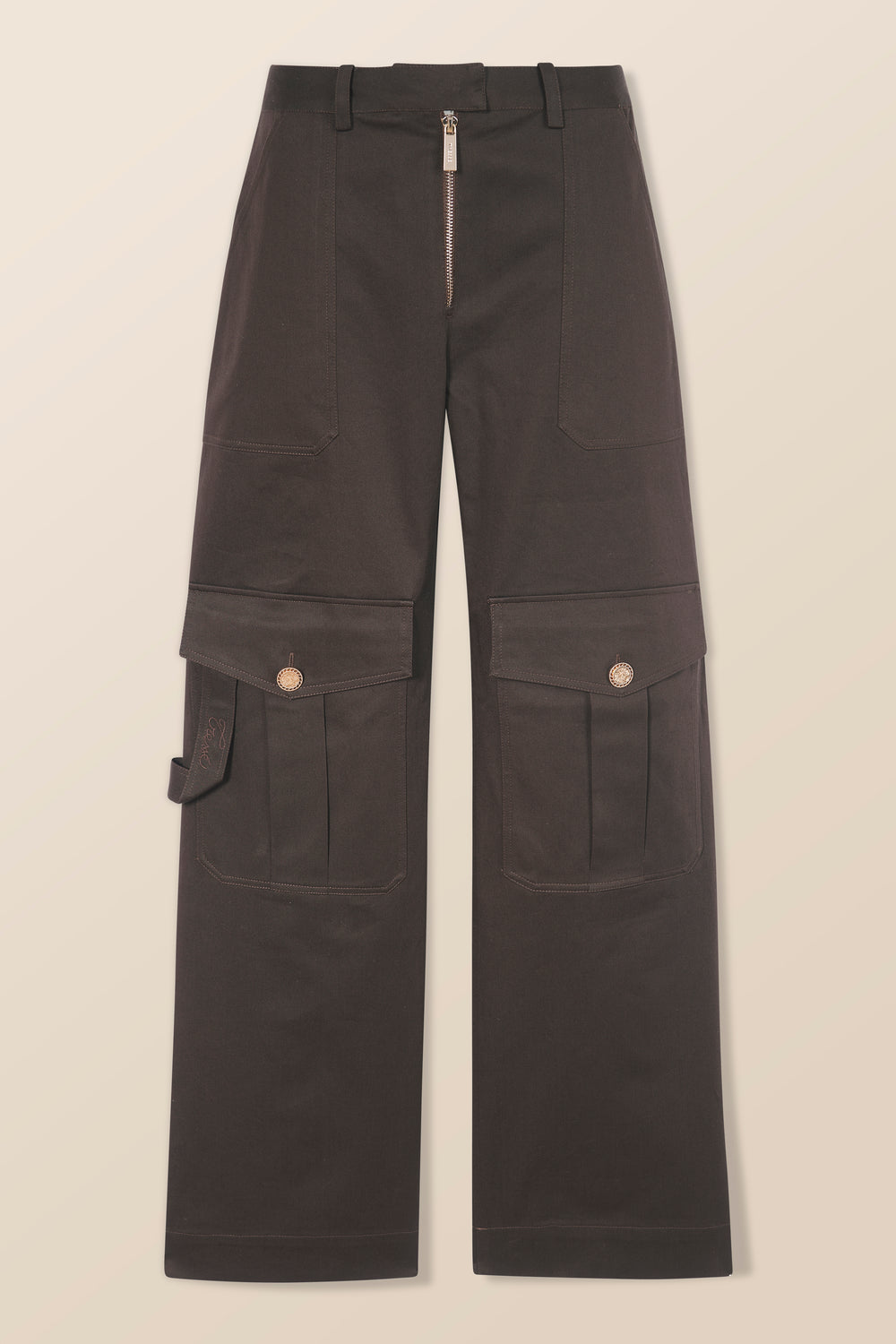 Pants with patch pockets