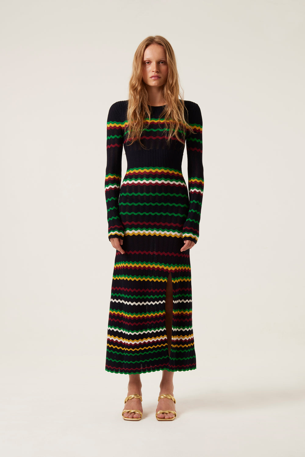 Long knit dress