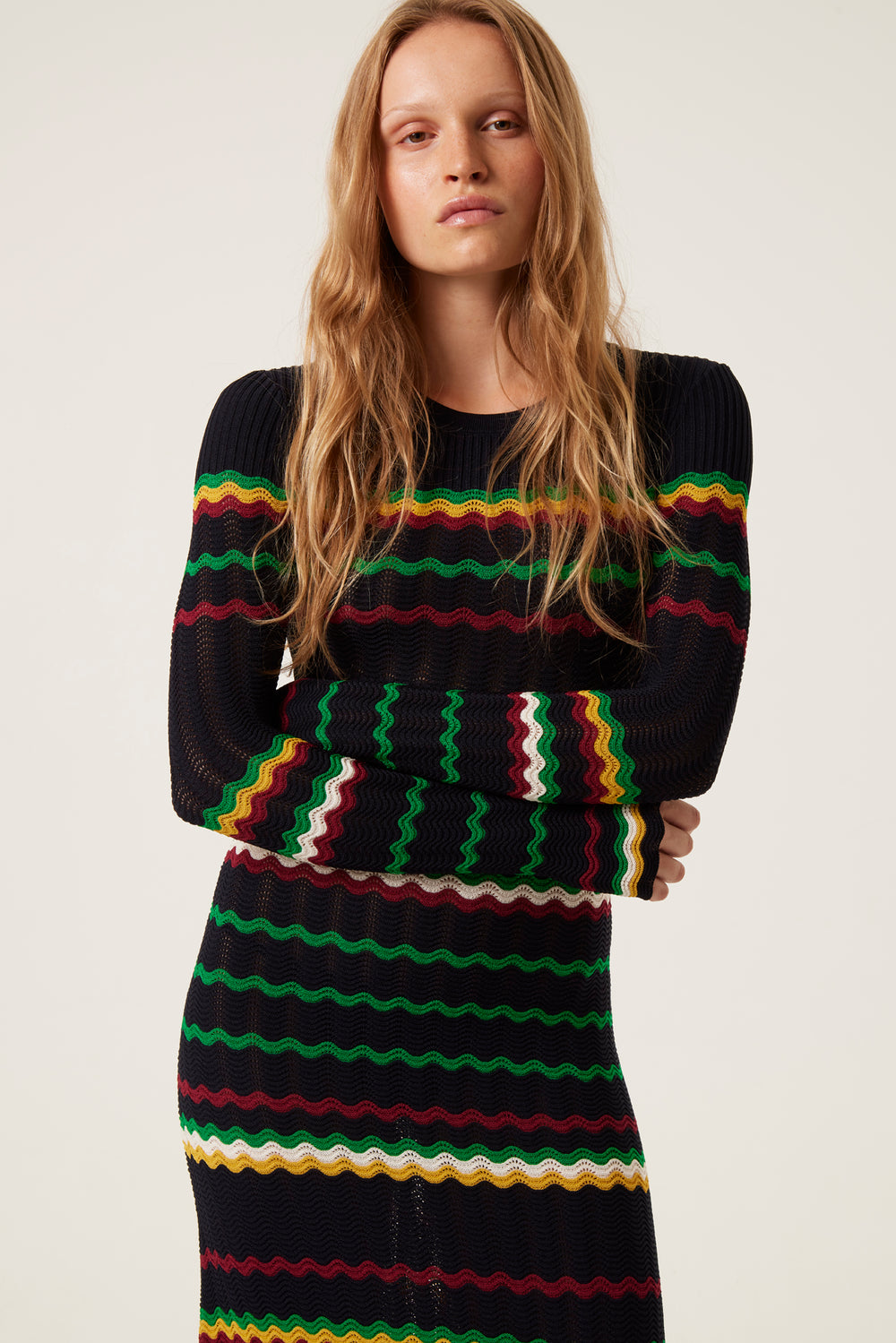 Long knit dress