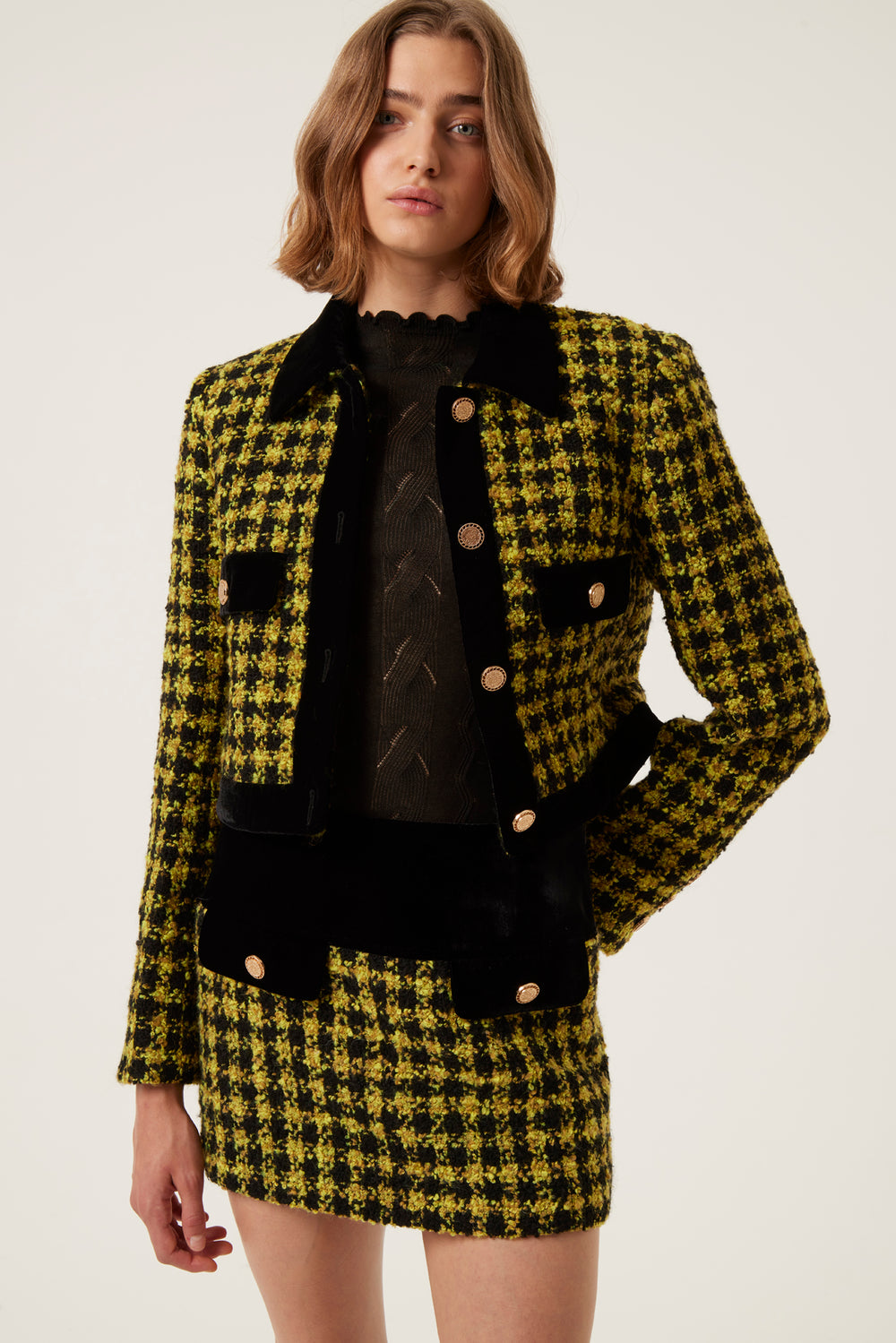 Veste de tailleur en tweed