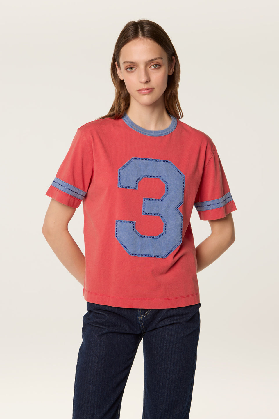 T-shirt à empiècement