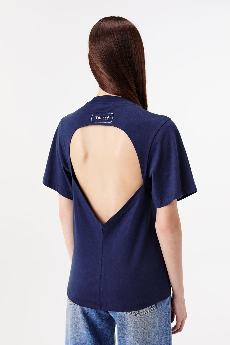 Backless T-shirt
