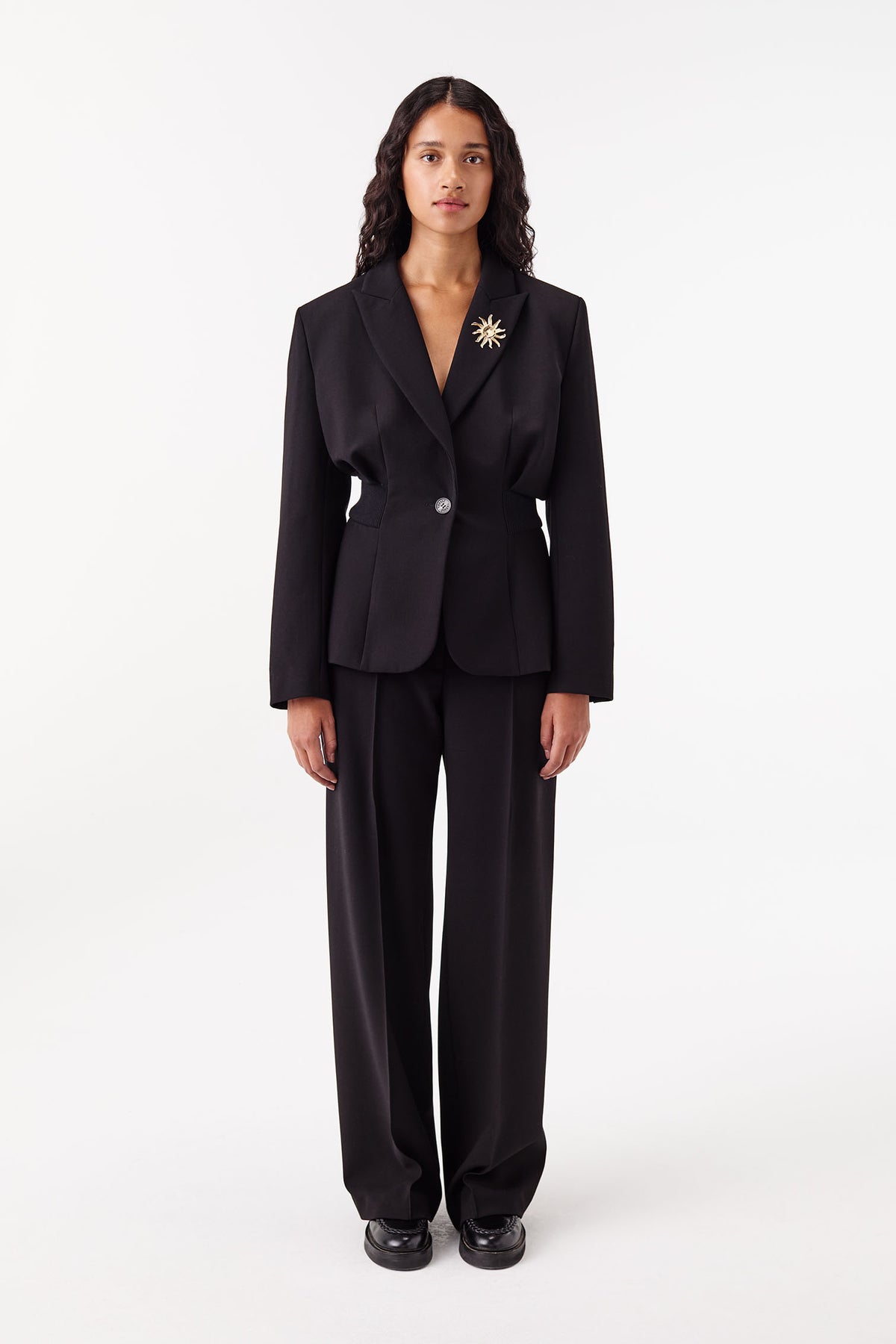 Wide tailored pants