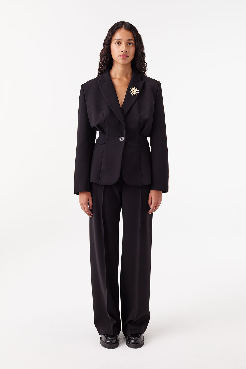 Wide tailored pants