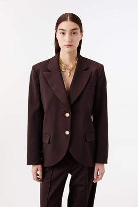 Veste de tailleur à martingale