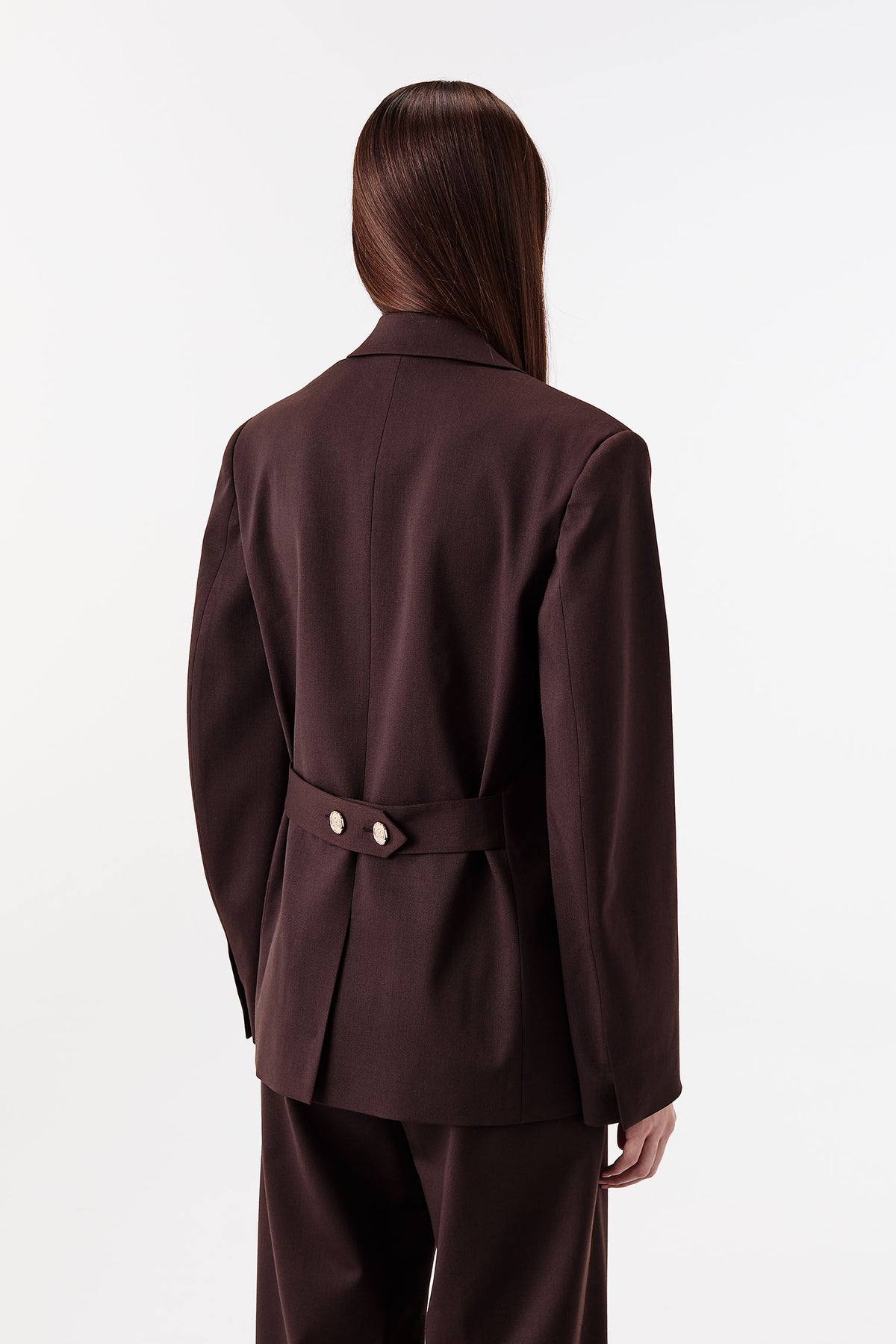 Veste de tailleur à martingale