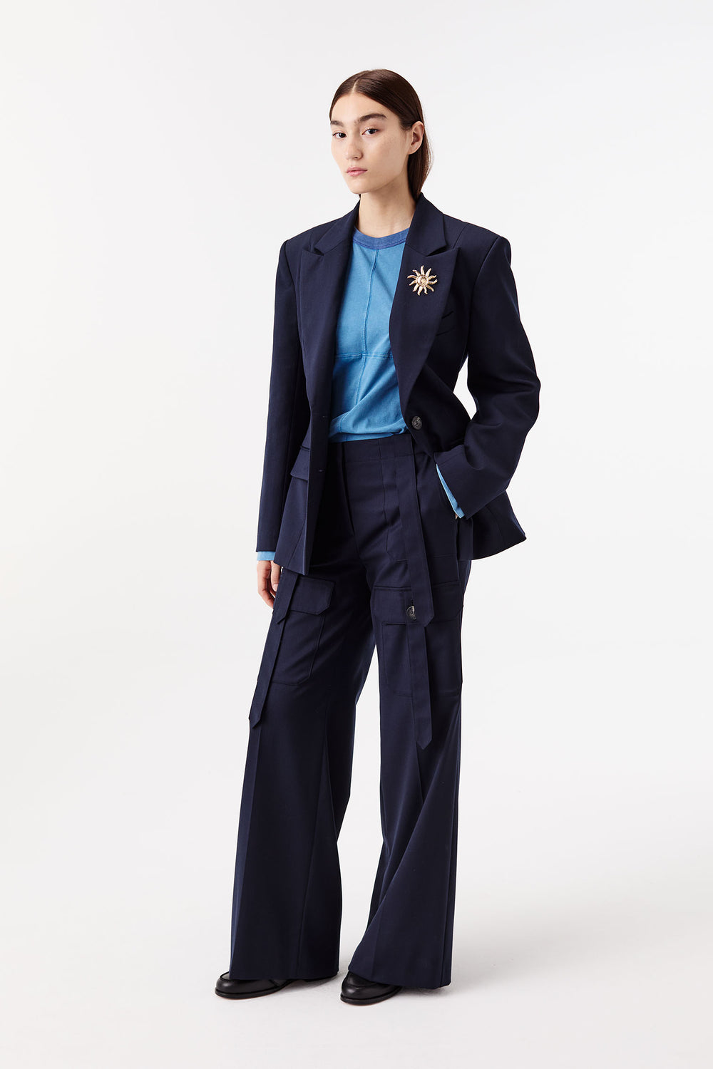 Long-tail suit jacket