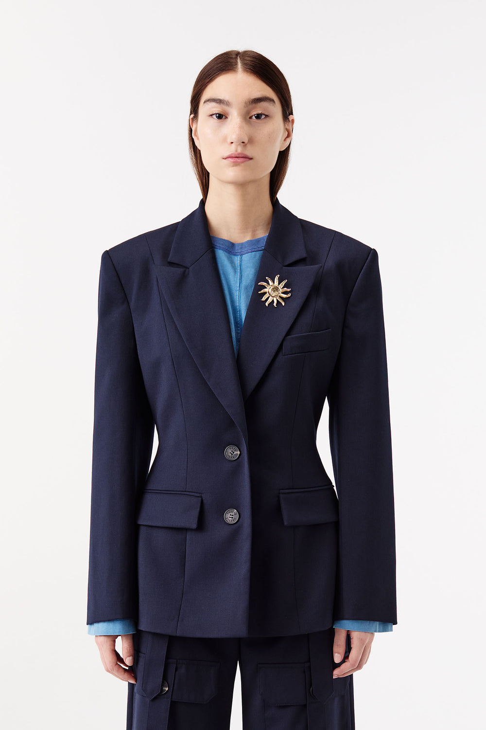Long-tail suit jacket