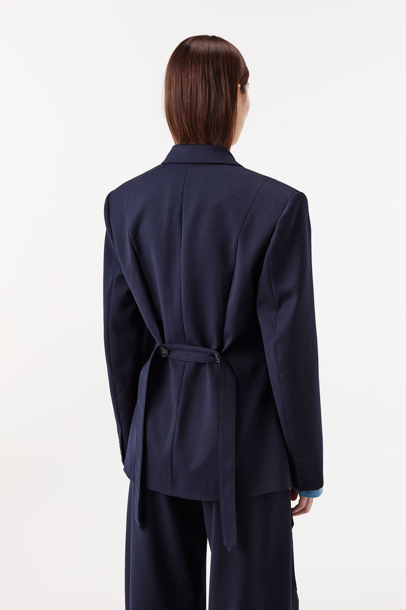 Long-tail suit jacket
