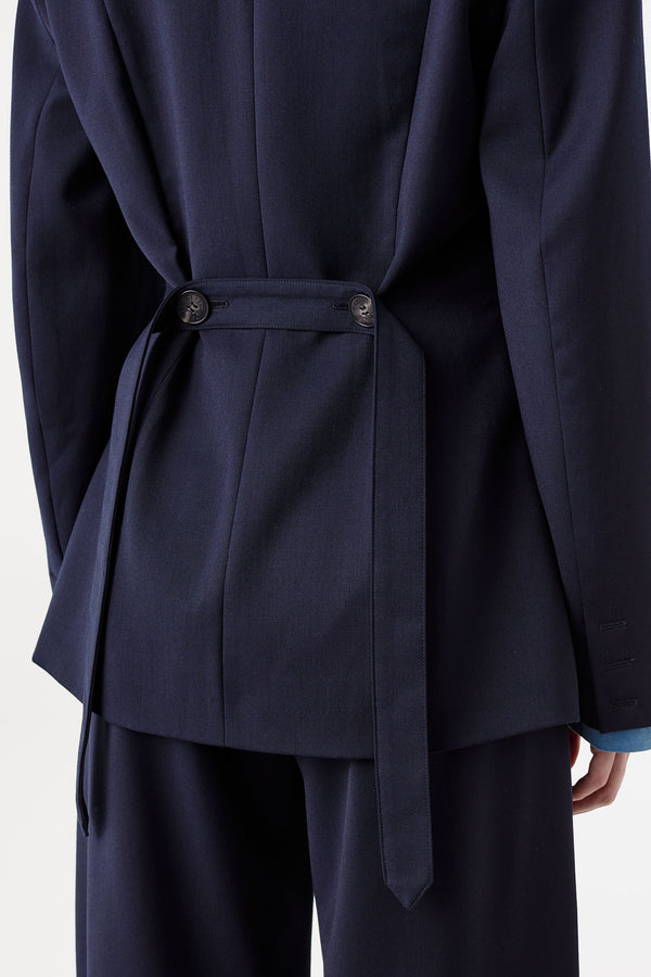 Long-tail suit jacket