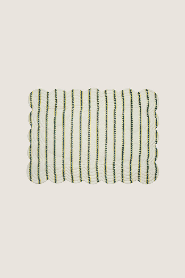 Embroidered placemat set