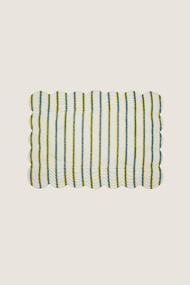 Embroidered placemat set