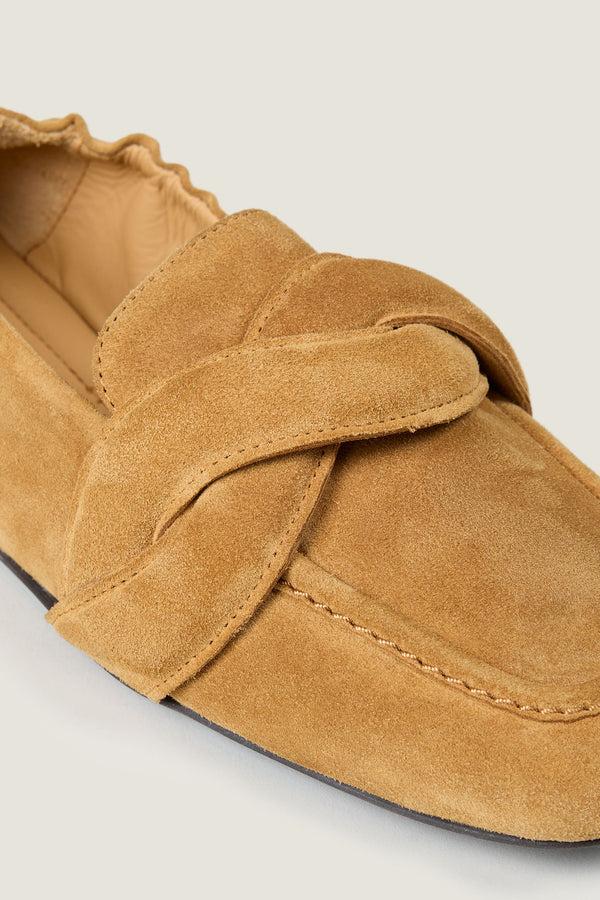 Suede moccasin