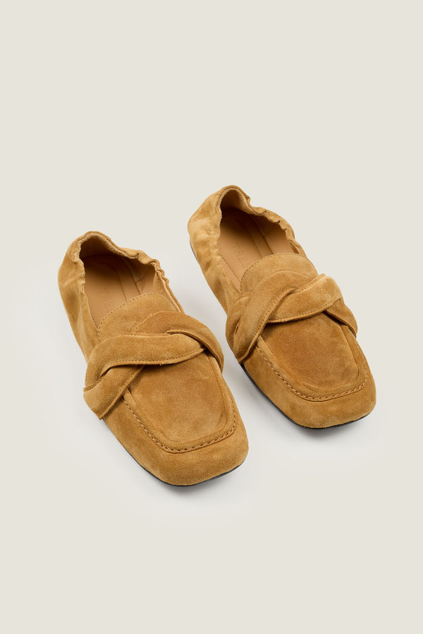 Suede moccasin