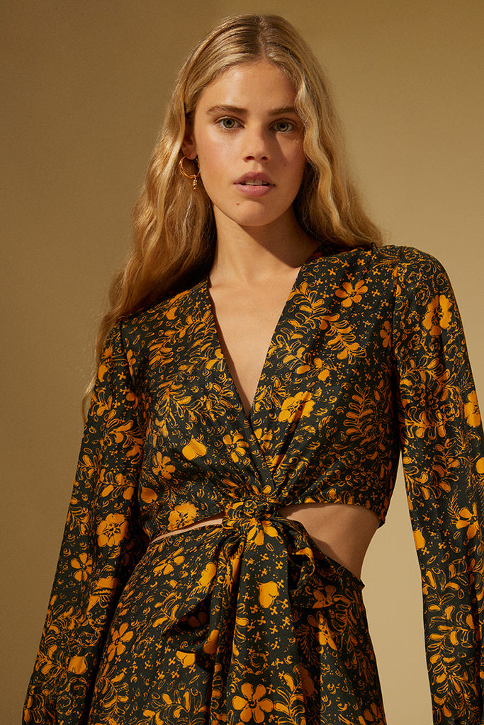 Robe RALDA ORANGE - Tresse Paris