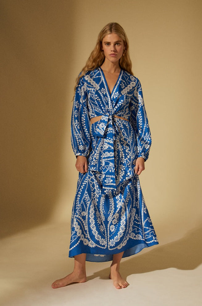 Robe RALDA BLEU - Tresse Paris