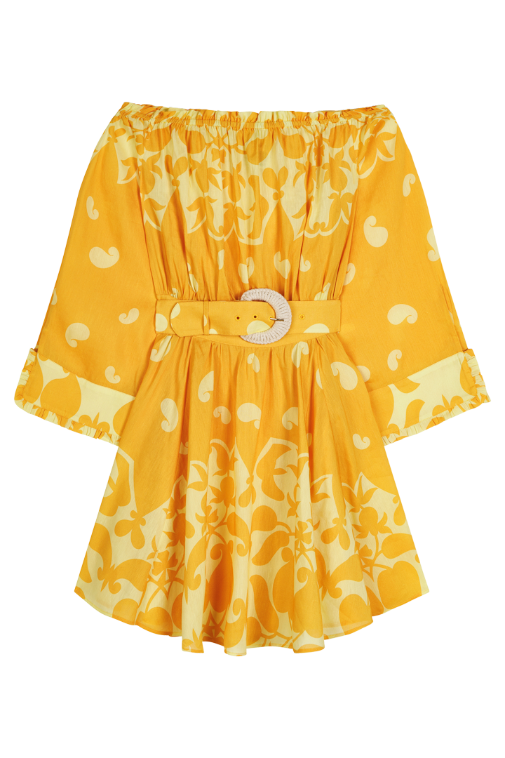 Robe RIDELA JAUNE - Tresse Paris