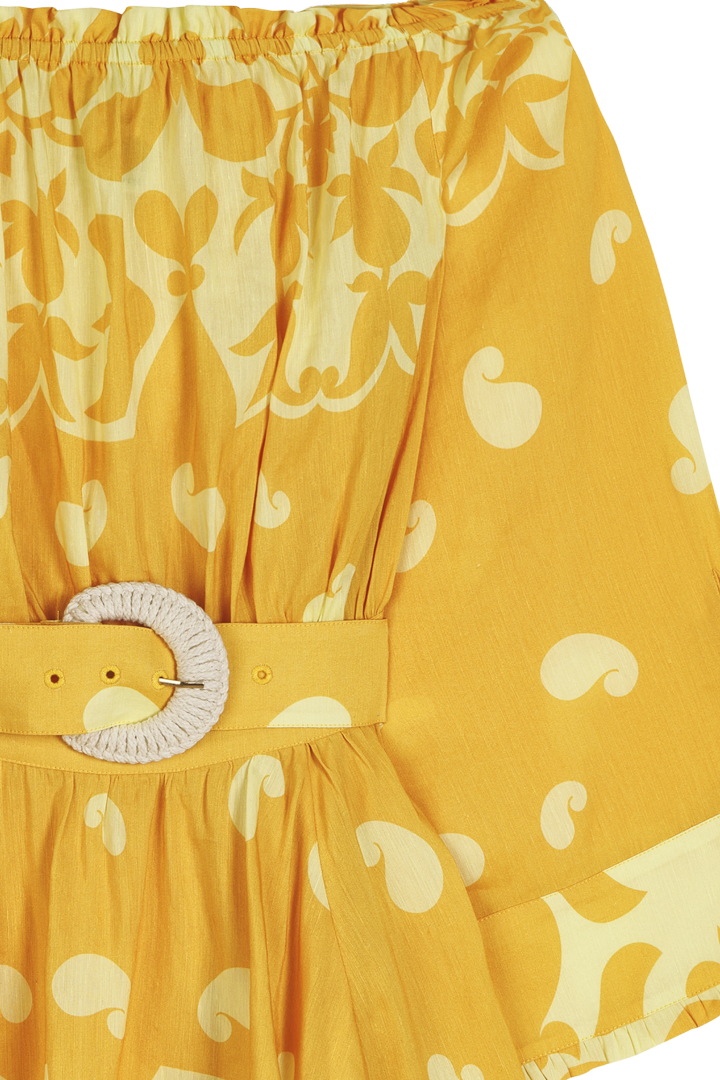 Robe RIDELA JAUNE - Tresse Paris