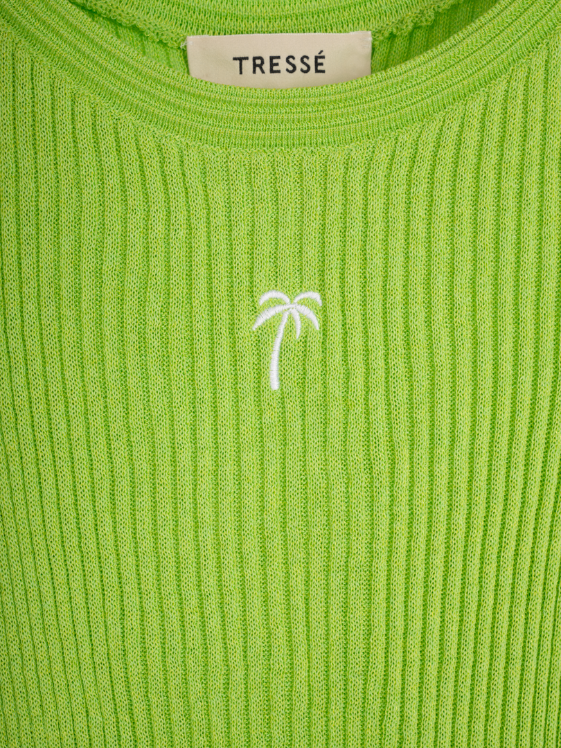 Ribbed knit tank top