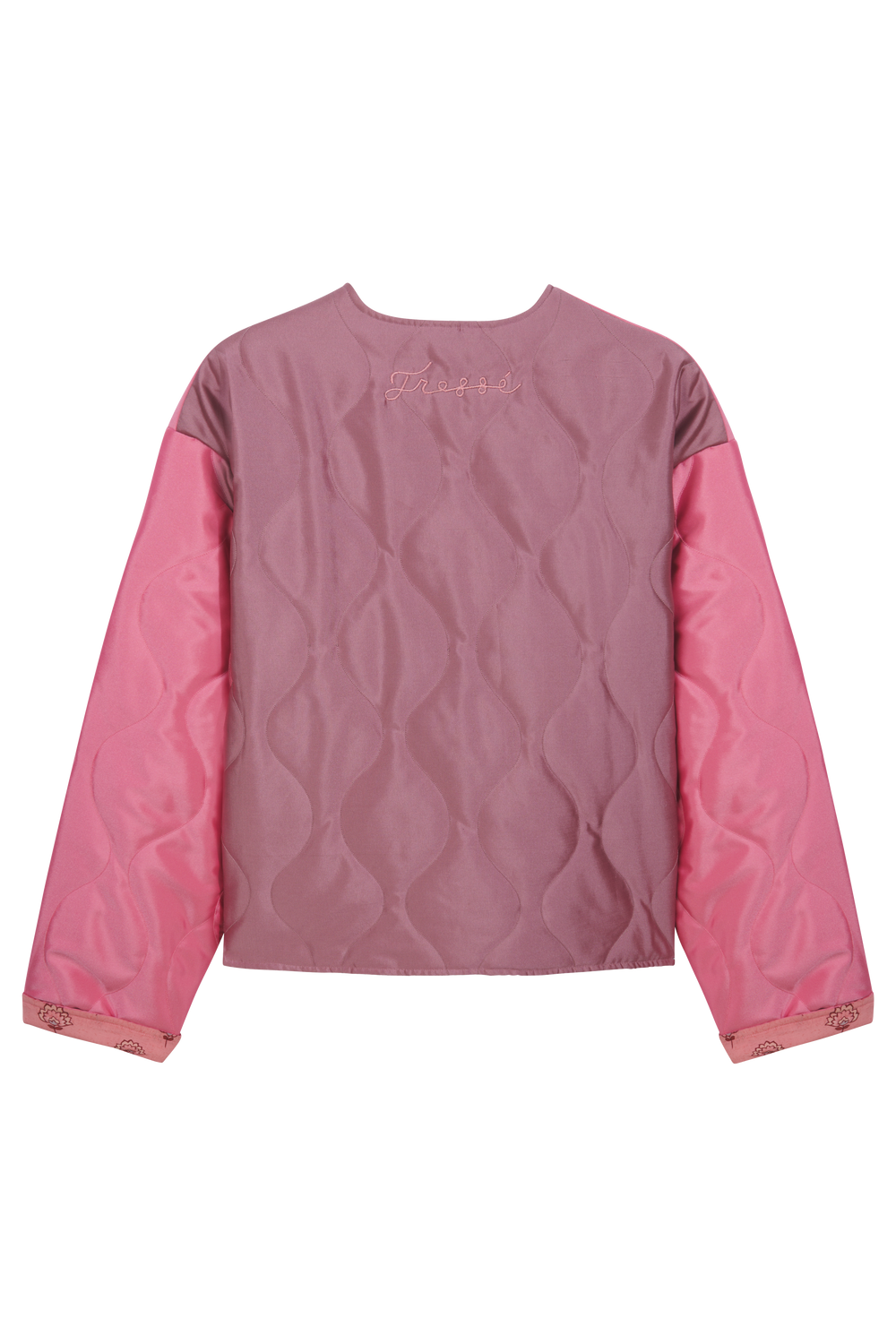 Pink bomber jacket