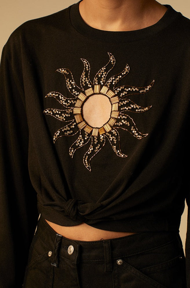 Long-sleeved sun top