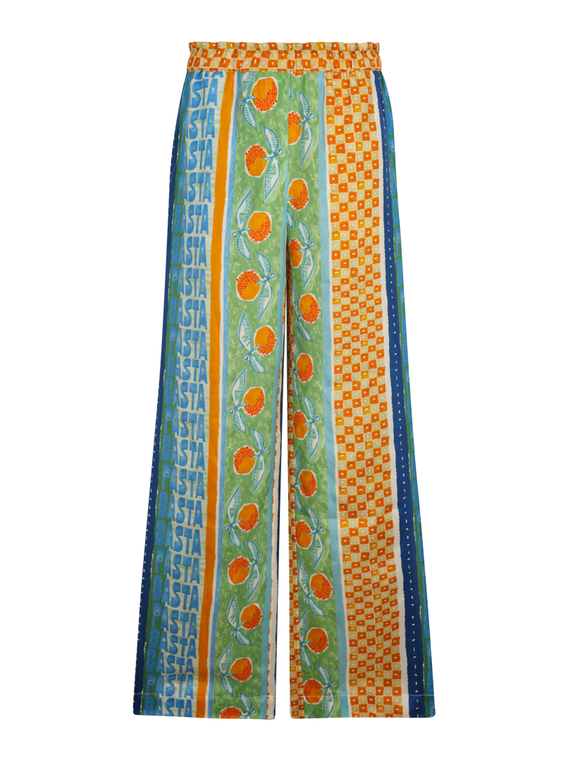 Fluid patterned pants