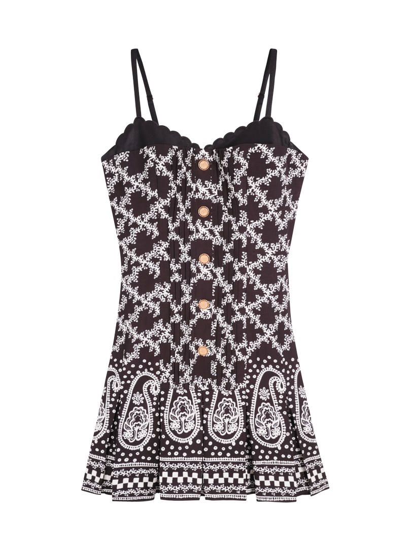 Short printed dress